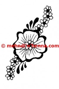 Floral Henna Tattoo