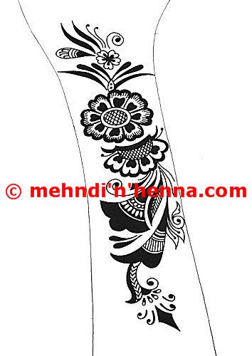 Wrist Henna Tattoo
