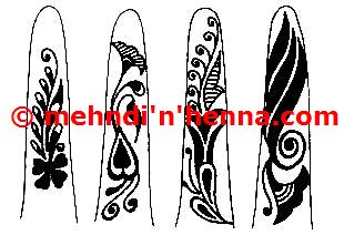 Simple Henna Designs For Fingers